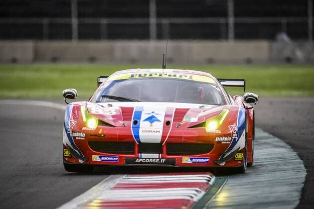 83 AF CORSE (ITA) FERRARI F458 ITALIA LMGTE AM FRANÃ‡OIS PERRODO (FRA) EMMANUEL COLLARD (FRA) RUI AGUAS (PRT) AUTOMOBILE : WEC - 6 Heures de Mexico - 02 09 2016 VisionSport Panoramic 