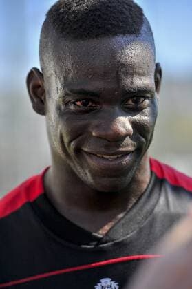 Fußball, Training OGC Nizza Mario Balotelli (ogcnice) FOOTBALL : Entrainement OGC Nice - 02 09 2016 NorbertScanella Panoramic 