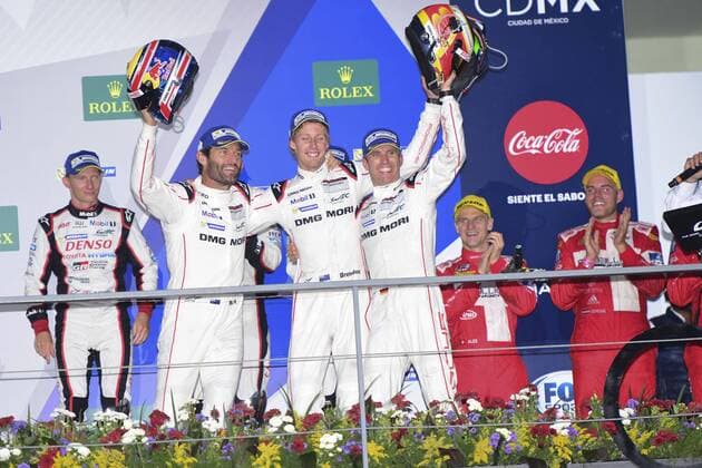 1 PORSCHE TEAM (DEU) PORSCHE 919 HYBRID LMP1 TIMO BERNHARD (DEU) MARK WEBBER (AUS) BRENDON HARTLEY (NZL) AUTOMOBILE : WEC - 6 Stunden von Mexico - 03 09 2016 VisionSport Panoramic 