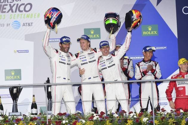 1 PORSCHE TEAM (DEU) PORSCHE 919 HYBRID LMP1 TIMO BERNHARD (DEU) MARK WEBBER (AUS) BRENDON HARTLEY (NZL) AUTOMOBILE : WEC - 6 Stunden von Mexico - 03 09 2016 VisionSport Panoramic 