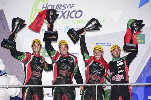 43 RGR BY MORAND (MEX) LIGIER JS P2 NISSAN LMP2 RICARDO GONZALEZ (MEX) FILIPE ALBUQUERQUE (PRT) BRUNO SENNA (BRA) AUTOMOBILE : WEC - 6 Stunden von Mexico - 03 09 2016 VisionSport Panoramic 