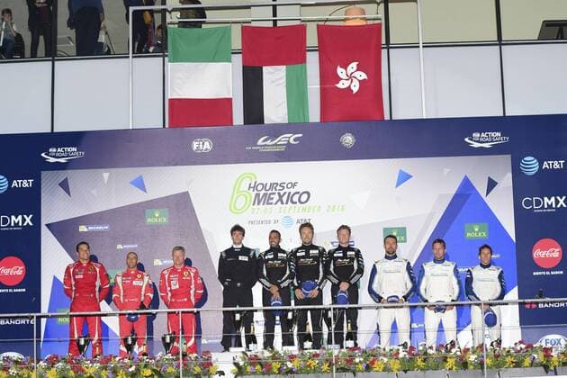 88 ABU DHABI PROTON RACING (ARE) PORSCHE 911 RSR LMGTE AM KHALED AL QUBAISI (ARE) DAVID HEINEMEIER HANSSON (DNK) PATRICK LONG (USA) AUTOMOBILE : WEC - 6 Stunden von Mexico - 03 09 2016 VisionSport Panoramic 