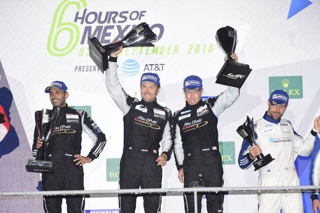 88 ABU DHABI PROTON RACING (ARE) PORSCHE 911 RSR LMGTE AM KHALED AL QUBAISI (ARE) DAVID HEINEMEIER HANSSON (DNK) PATRICK LONG (USA) AUTOMOBILE : WEC - 6 Stunden von Mexico - 03 09 2016 VisionSport Panoramic 