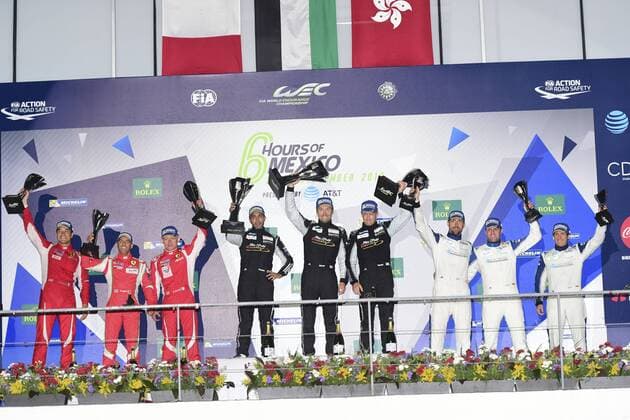 88 ABU DHABI PROTON RACING (ARE) PORSCHE 911 RSR LMGTE AM KHALED AL QUBAISI (ARE) DAVID HEINEMEIER HANSSON (DNK) PATRICK LONG (USA) AUTOMOBILE : WEC - 6 Stunden von Mexico - 03 09 2016 VisionSport Panoramic 