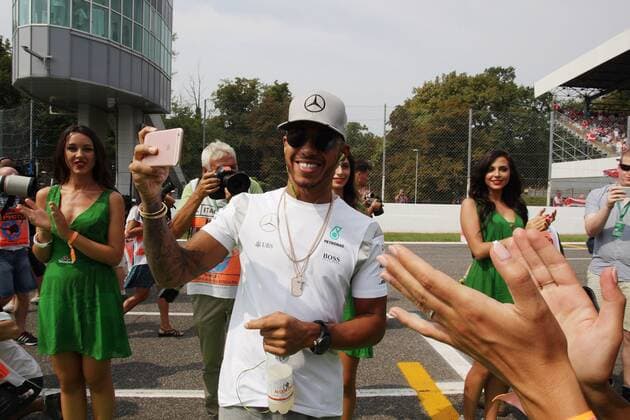 Italian Grand Prix, Monza 01 - 04 September 2016 04.09.2016 - Lewis Hamilton (GBR) Mercedes AMG F1 W07 Hybrid 