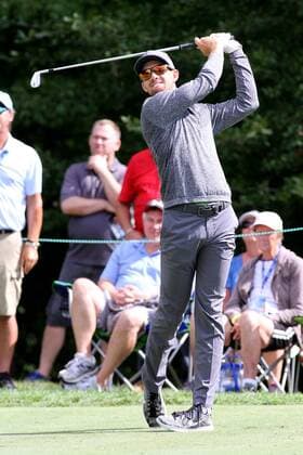 September 4, 2016: Patrick Rodgers tees off 1 at the Deutsche Bank Championship at the TPC Boston in Norton, Massachusetts. (Photo by Malcolm Hope Icon Sportswire) GOLF: SEP 04 PGA Golf Herren - Deutsche Bank Championship - Third Round Icon160904028 EDITORIAL USE ONLY
