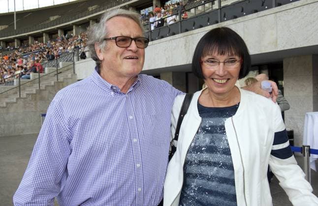 Leichtathletik Berlin 03.09.2016 ISTAF 75 Internationales Stadionfest Berlin Olympiastadion Berlin Olympiasieger Peter FRENKEL 20km Gehen Muenchen 1972 Baerbel WOECKEL 10mm Gold Muenchen 1972