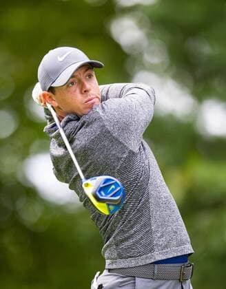 September 5, 2016; Norton, MA, USA; Rory McIlroy tees off at the 9th tee box during the final round of the Deutsche Bank Championship at TPC Boston. Cal Media PGA Golf Herren 2016: Deutsche Bank Championship SEP 05 - ZUMAc04_