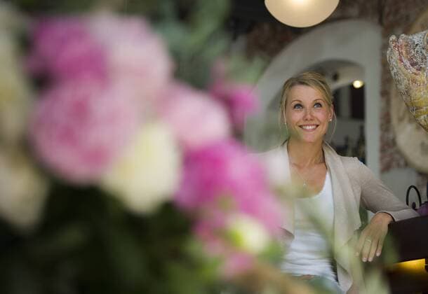 DSC Volleyballerin Mareen Apitz, aufgenommen am Freitag (13.05.2016) im Restaurant Elements in Dresden. RM001