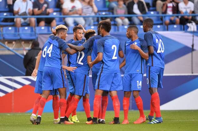 Fußball, U21 EM Quali, Frankreich - Island Corentin Tolisso (fra) - Adrien Rabiot (fra) FOOTBALL : U21 U 21 Frankreich - Island EM Quali Espoirs - 06 09 2016 AnthonyBIBARD FEPx 
