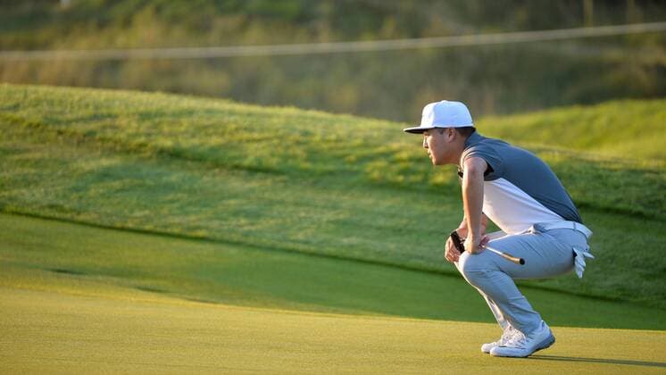 September 7, 2016 - Spijk, Netherlands - Richard T Lee from Canada on the 10th green during the European Tour, KLM Open held at The Dutch on September 7, 2016 in Spijk, Netherlands. KLM Open - Day One  - ZUMAn230