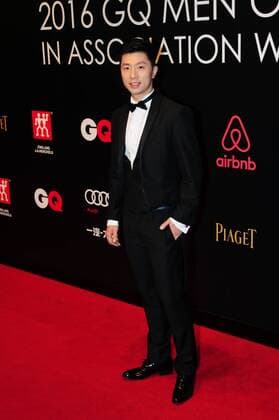 Chinese Table tennis Tischtennis star Ma Long arrives on the red carpet for the award ceremony of the 2016 GQ Men of The Year in Shanghai, China, 8 September 2016. Chinese sports stars highlight award ceremony of 2016 GQ Men of The Year  20160908_66274