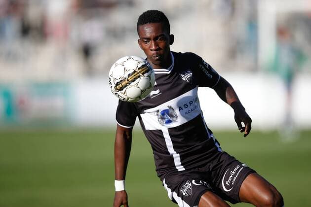 Eupen s Henry Chukwuemeka Onyekuru pictured in action during the Jupiler Pro League match between KAS Eupen and KV Oostende, in Eupen, Saturday 10 September 2016, on the sixth day of the Belgian soccer championship. BRUNOxFAHY  x04927936x