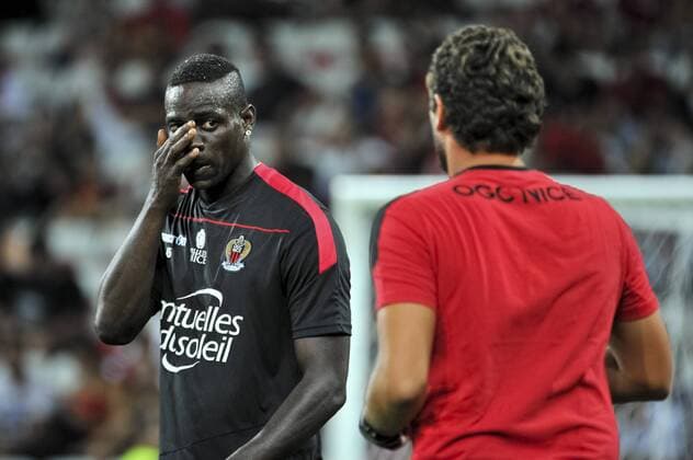 Mario Balotelli (ogcnice) FOOTBALL : OGC Nice vs Marseille - Ligue 1 - 11 09 2016 NorbertScanella Panoramic 