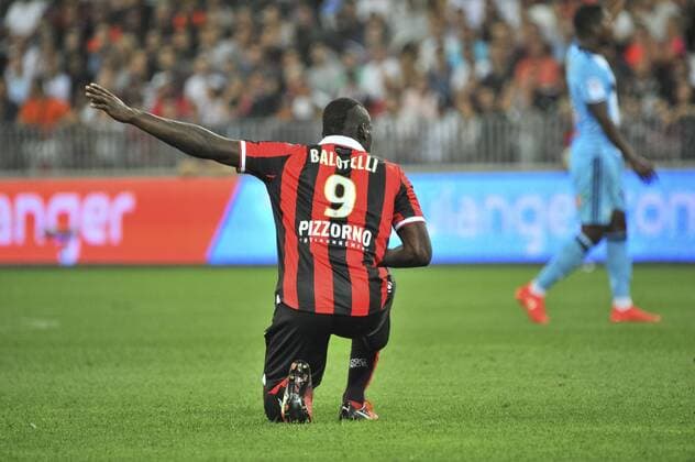Mario Balotelli (ogcnice) FOOTBALL : OGC Nice vs Marseille - Ligue 1 - 11 09 2016 NorbertScanella Panoramic 