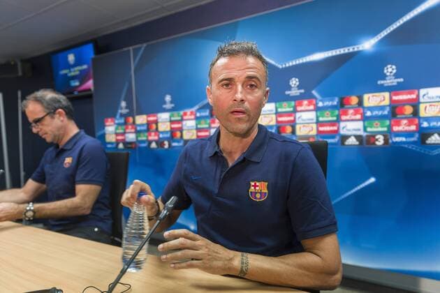 SPAIN - Sep,12th: Luis Enrique during the press conference PK Pressekonferenz before the match between FC Barcelona Barca - Celtic, for the round 1 of the Champions League, played at Camp Nou Stadium on 12th Sep 2016 in Barcelona, Spain.  xCordonxPressx xSPAINx-PressxConferencex-xFCxBarcelonax-xCelticx-xChampionsxLeaguex-x2016 17x