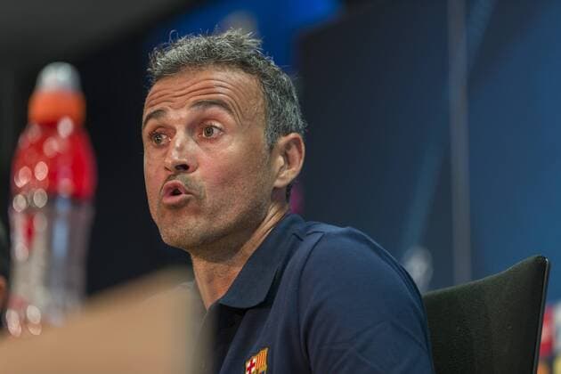 SPAIN - Sep,12th: Luis Enrique during the press conference PK Pressekonferenz before the match between FC Barcelona Barca - Celtic, for the round 1 of the Champions League, played at Camp Nou Stadium on 12th Sep 2016 in Barcelona, Spain.  xCordonxPressx xSPAINx-PressxConferencex-xFCxBarcelonax-xCelticx-xChampionsxLeaguex-x2016 17x