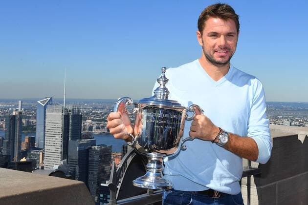 US Open - Fotoshooting Stan Wawrinka (SUI) TENNIS : US Open 2016 - 12 09 2016 TennisMagazine Panoramic 