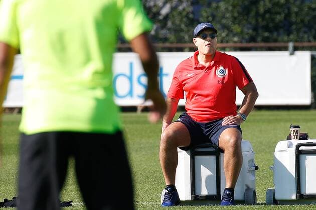 Fußball, CL, FC Brügge Training Club s chairman Bart Verhaeghe pictured during a training session of Belgian first division soccer team Club Brugge KV in Brugge, Tuesday 13 September 2016. Brugge is preparing for the first game in the UEFA Champions League competition against English club Leicester City F.C. tomorrow. BRUNOxFAHY  x04930334x