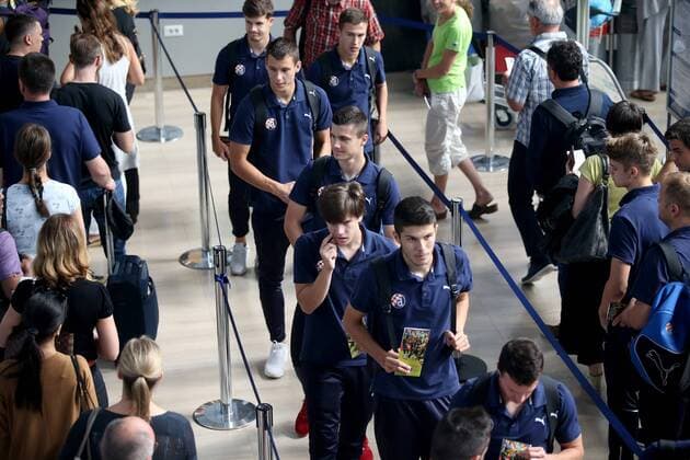 Departure of GNK Dinamo players to France 13.09.2016., Croatia, Zagreb - Departure of GNK Dinamo players to France for the Champions League match against FC Olympique Lyonnais.  IgorxKralj PIXSELL