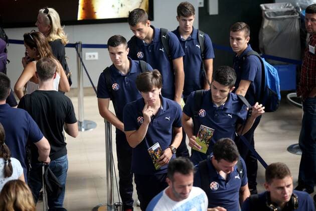 Departure of GNK Dinamo players to France 13.09.2016., Croatia, Zagreb - Departure of GNK Dinamo players to France for the Champions League match against FC Olympique Lyonnais. Borna Coric.  IgorxKralj PIXSELL
