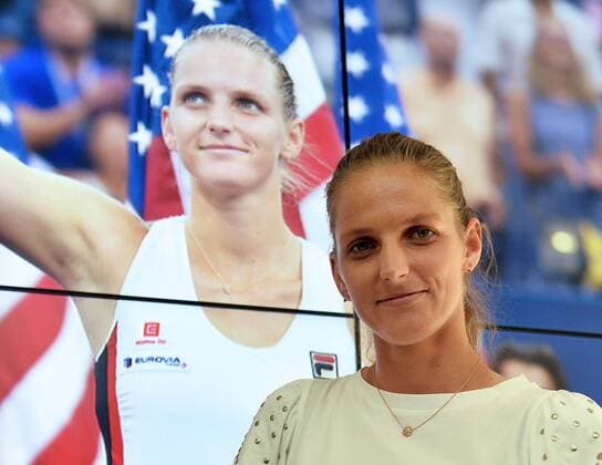 US Open finalist, Czech tennis player Karolina Pliskova attends a press conference PK Pressekonferenz in Prague, Czech Republic, September 13, 2016. (CTKxPhoto KaterinaxSulova) CTKPhotoP201609130706901  suk5