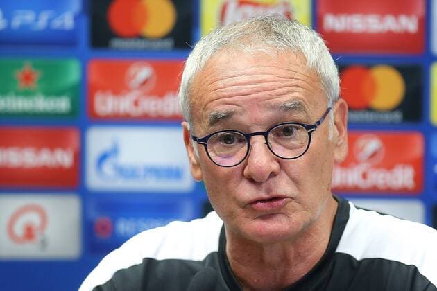 Fußball, CL, Leicester City Pressekonferenz Leicester s head coach Claudio Ranieri pictured during a press conference PK Pressekonferenz of English soccer club Leicester City F.C. in Brugge, Tuesday 13 September 2016. Leicester is preparing for the first game in the UEFA Champions League competition against Belgian first division soccer team Club Brugge KV tomorrow. BRUNOxFAHY  x04930791x