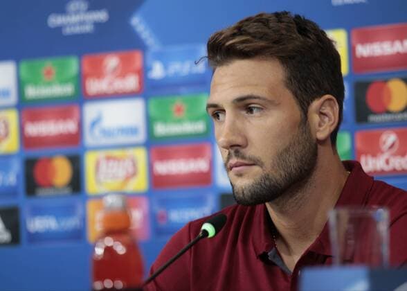 Fußball, CL, FC Sevilla Pressekonferenz September 13, 2016 - Turin, Italy - Franco Vazquez during the press conference PK Pressekonferenz before Champions League match between Juventus v Sevilla, in Turin, on September 13, 2016. Press Conference - Juventus v Sevilla  - ZUMAn230