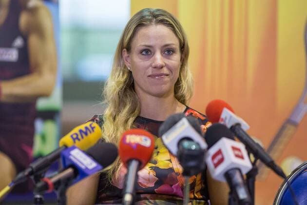 Tennis, Angelique Kerber PK in Puszczykowo 2016.09.13 Angelique Kerber 2016.09.13 Puszczykowo Tennis press conference PK Pressekonferenz with Angelique Kerber after winning US Open  20160913_PF_PJ002