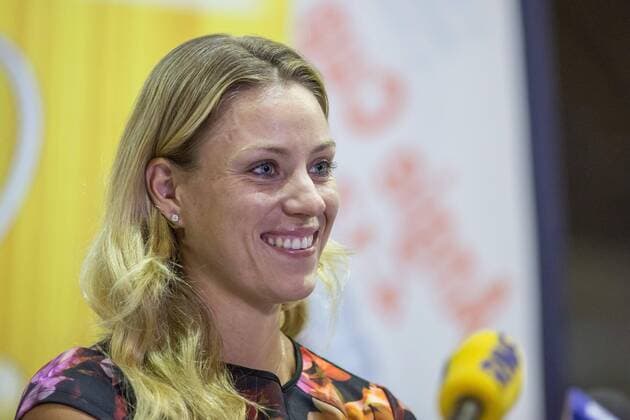 Tennis, Angelique Kerber PK in Puszczykowo 2016.09.13 Angelique Kerber 2016.09.13 Puszczykowo Tennis press conference PK Pressekonferenz with Angelique Kerber after winning US Open  20160913_PF_PJ006