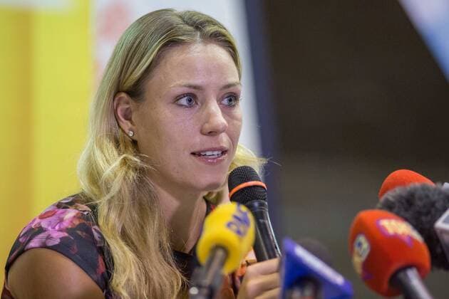 Tennis, Angelique Kerber PK in Puszczykowo 2016.09.13 Angelique Kerber 2016.09.13 Puszczykowo Tennis press conference PK Pressekonferenz with Angelique Kerber after winning US Open  20160913_PF_PJ007