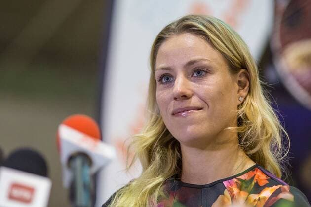 Tennis, Angelique Kerber PK in Puszczykowo 2016.09.13 Angelique Kerber 2016.09.13 Puszczykowo Tennis press conference PK Pressekonferenz with Angelique Kerber after winning US Open  20160913_PF_PJ014