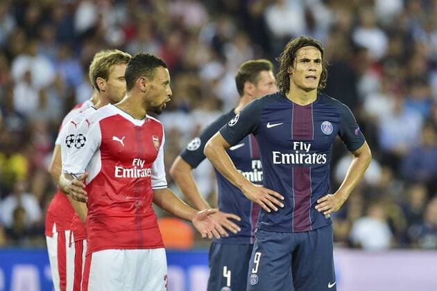 Fußball, CL, Paris St. Germain - FC Arsenal CAVANI Edinson (PSG) - Fussball, Champions League, Paris Saint Germain PSG vs. Arsenal FC - 13 09 2016 JBAutissier Panoramic 
