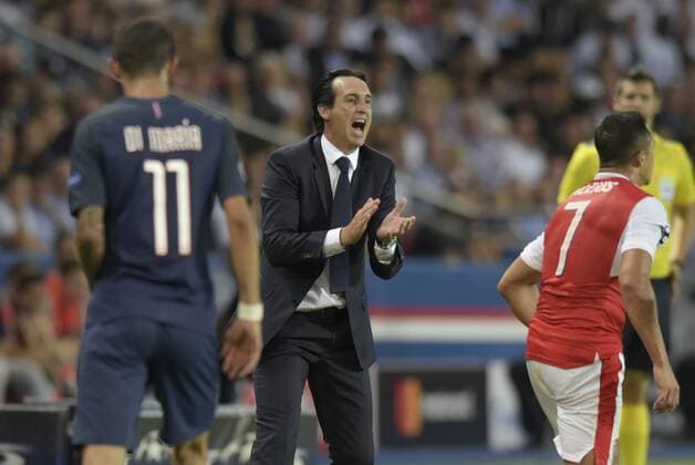 Unai Emery ( Coach PSG ) FOOTBALL : Paris St. Germain (PSG) vs Arsenal FC London - Champions League - Paris - 13 09 2016 FedericoPestellinix 