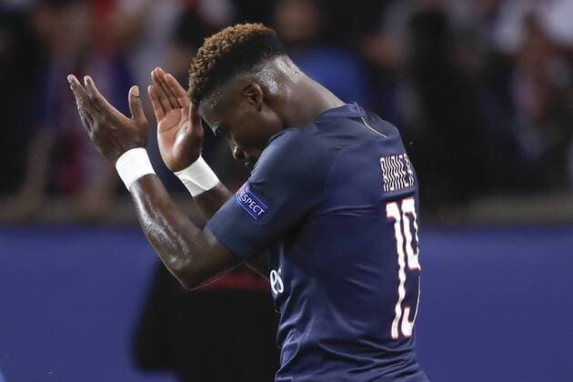 Serge Aurier (psg) FOOTBALL : Paris St. Germain (PSG) vs Arsenal FC London Football Club - UEFA Champions League - 13 09 2016 StephaneAllamanx 