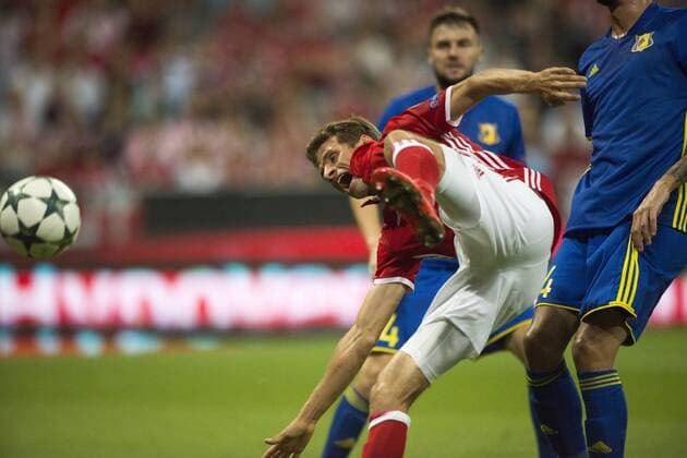 Champions League, FC Bayern Muenchen vs. FC Rostev, Allianz Arena, Muenchen. 13.09.2016 Im Bild: Müller, Thomas (25) Â
