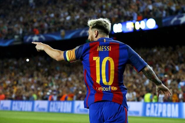 Lionel Messi (Barcelona), SEPTEMBER 13 2016 - Football Soccer : UEFA Champions League Group C match between FC Barcelona Barca 7-0 Celtic FC at Camp Nou stadium in Barcelona, Spain. Noxthirdxpartyxsales  (oqma020194)