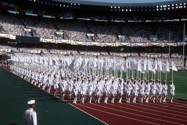 Eröffnungsfeier der Olympischen Sommerspiele in Seoul