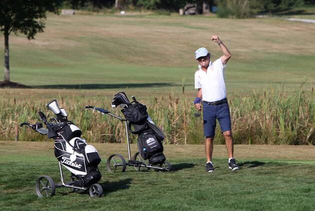 VfB Stuttgart Golf Cup 2016 Deutschland, Marhördt, 13.09.2016, Fussball, 2. Bundesliga, Saison 2016 2017, VfB Stuttgart, Golf Cup 2016: Erwin Staudt.
