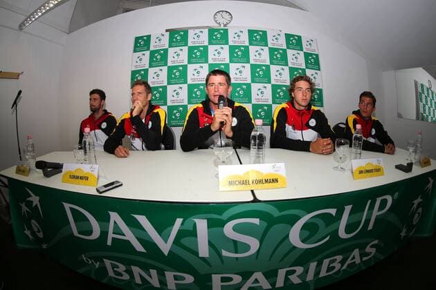 Davis Cup Deutschland vs. Polen - Pressekonferenz auf der Anlage des LTTC Rot-Weiss in Berlin am 13.09.2016. Berlin Copyright: xEibner-Pressefotox EP_pub