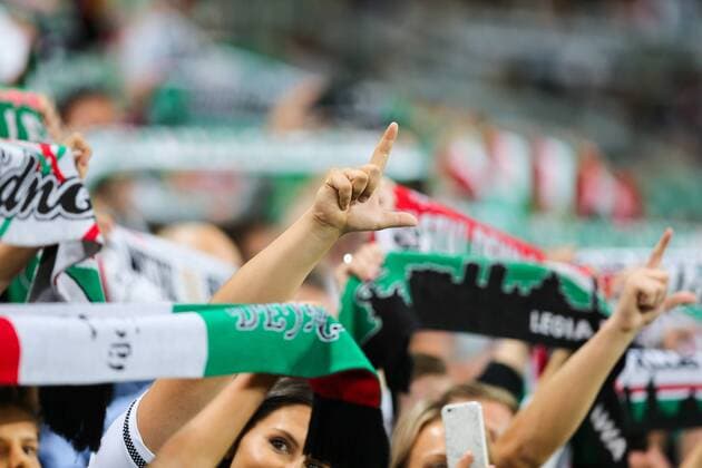 FUSSBALL CHAMPIONS LEAGUE 2016 2017 LEGIA WARSCHAU - BVB BORUSSIA DORTMUND Legia Warschau Fans  20160914toja10