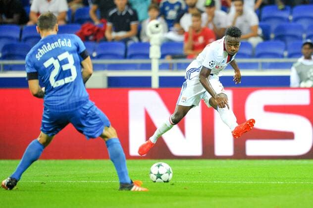 27 Maxwel Cornet (ol) - Fussball, Champions League, Olympique Lyon vs. Dynamo Zagreb - 14 09 2016 FEP Panoramic 