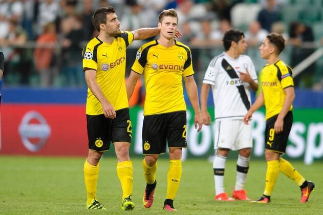 Lukasz Piszczek 2016.09.14 Warsaw Football UEFA Champions League Group F season 2016 2017 Legia Warsaw - Borussia Dortmund Lukasz Piszczek  20160914_PF_PA087