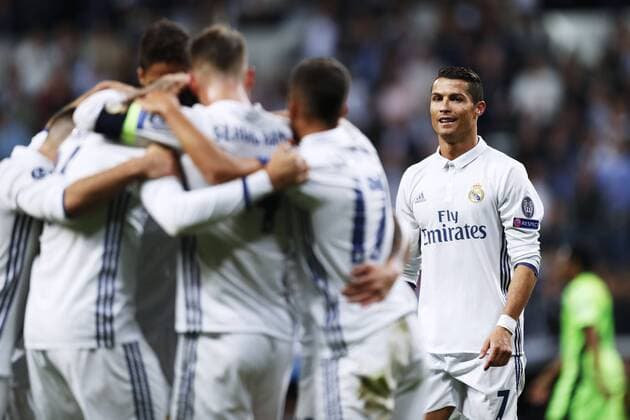 Bilder des Tages - SPORT Fußball, CL, Real Madrid - Sporting Lissabon Cristiano Ronaldo (Real), SEPTEMBER 14, 2016 - Football Soccer : UEFA Champions League Group F match between Real Madrid 2-1 Sporting Clube de Portugal at Estadio Santiago Bernabeu in Madrid, Spain. Noxthirdxpartyxsales  (oqma020270)