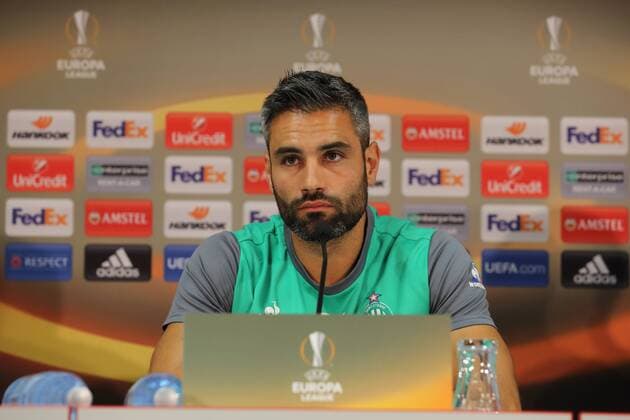 Fußball, EL, AS St. Etienne Pressekonferenz LOIC PERRIN PRESSEKONFERENZ VOR DEM EUROPA LEAQUE SPIEL MAINZ 05-AS SAINT-ETIENNE MAINZ 