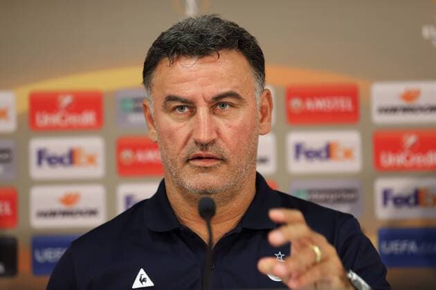 Fußball, EL, AS St. Etienne Pressekonferenz CHRISTOPHE GALTIER PRESSEKONFERENZ VOR DEM EUROPA LEAQUE SPIEL MAINZ 05-AS SAINT-ETIENNE MAINZ 