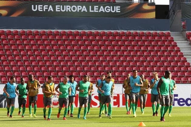 Fußball, EL, AS St. Etienne Training TRAINING AS SAINT-ETIENNE MAINZ 