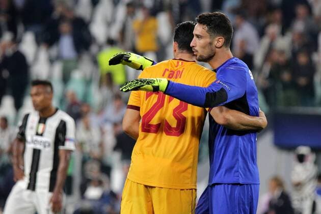 Fußball, CL, Juventus Turin - FC Sevilla Italy: Juventus FC drew 0-0 with Sevilla FC In the first game of Group H of the Champions League, played at the Juventus Stadium in Turin, Juventus and Sevilla draw a blank. Juventus FC drew 0-0 with Sevilla FC.  MassimilianoxFerraro PacificxPress
