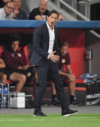 14.09.2016, Fussball Champions League 2016 17, Vorrunde, 1. Spieltag, Bayer 04 Leverkusen - ZSKA Moskau 2:2, Trainer Roger Schmidt (Bayer 04 Leverkusen)