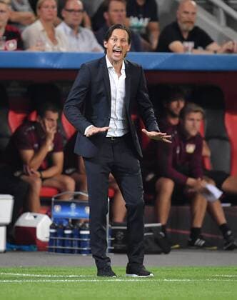14.09.2016, Fussball Champions League 2016 17, Vorrunde, 1. Spieltag, Bayer 04 Leverkusen - ZSKA Moskau 2:2, Trainer Roger Schmidt (Bayer 04 Leverkusen)